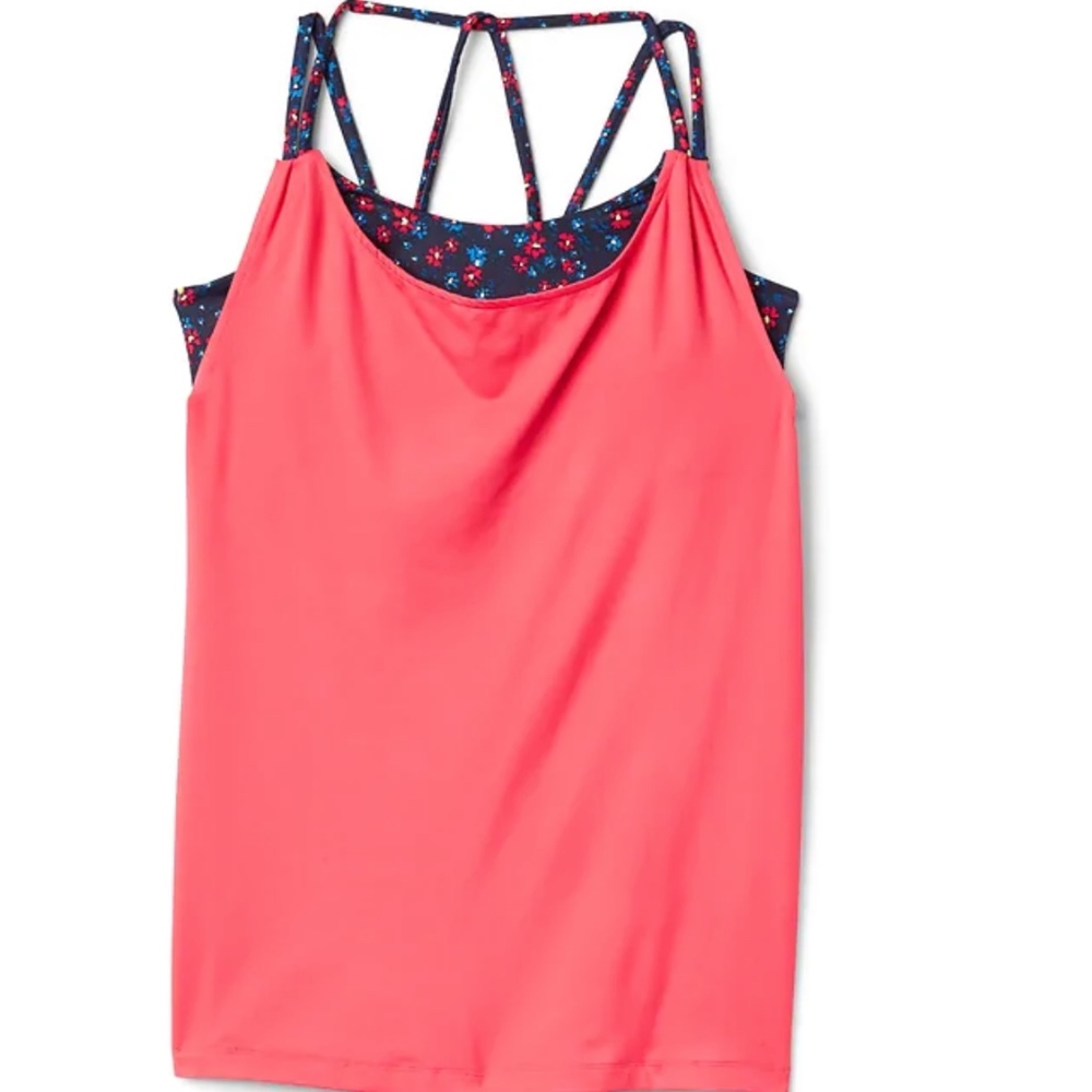 GapFit Double-Layer Strappy Shelf Tank